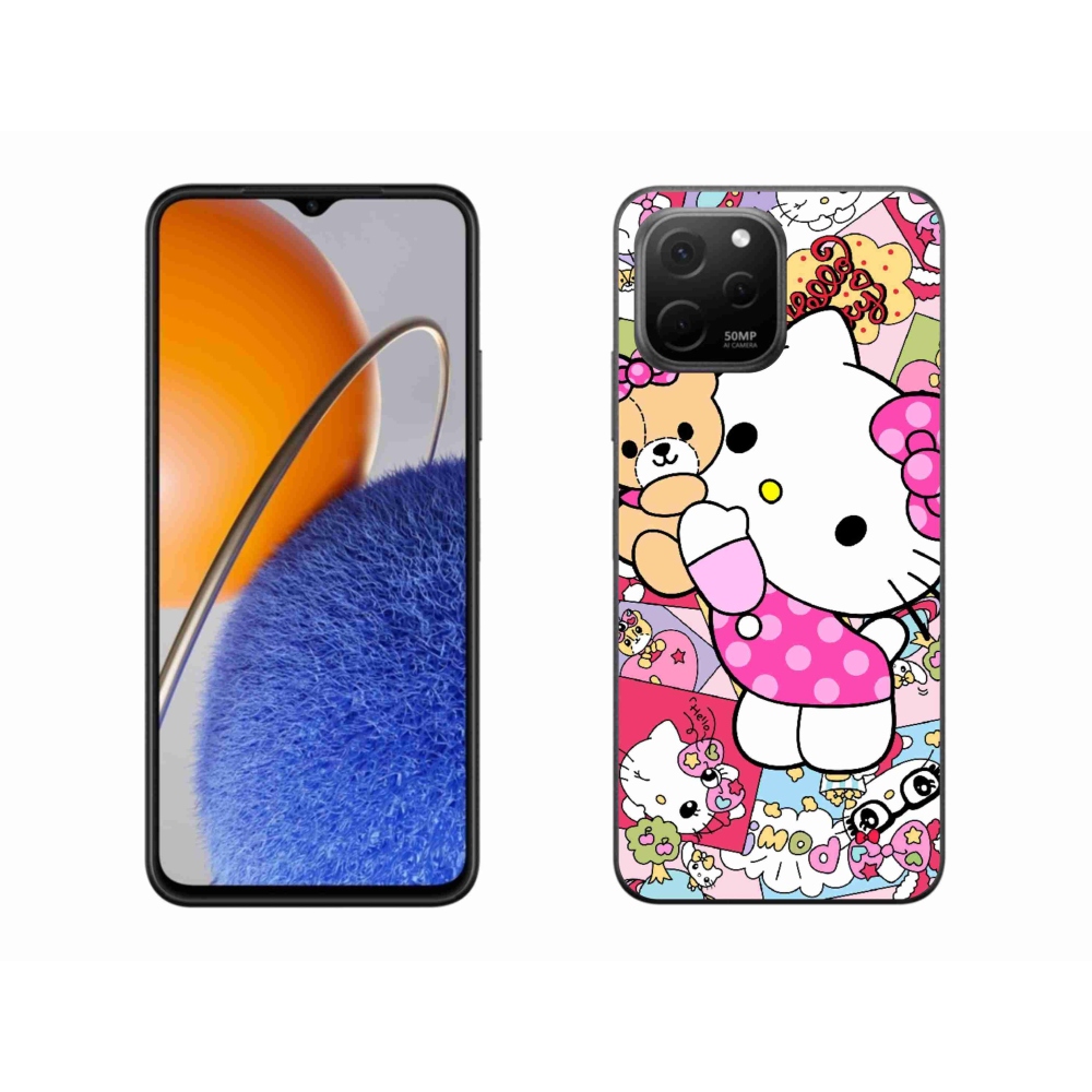 Gélový kryt mmCase na Huawei Nova Y61 - cute kitty