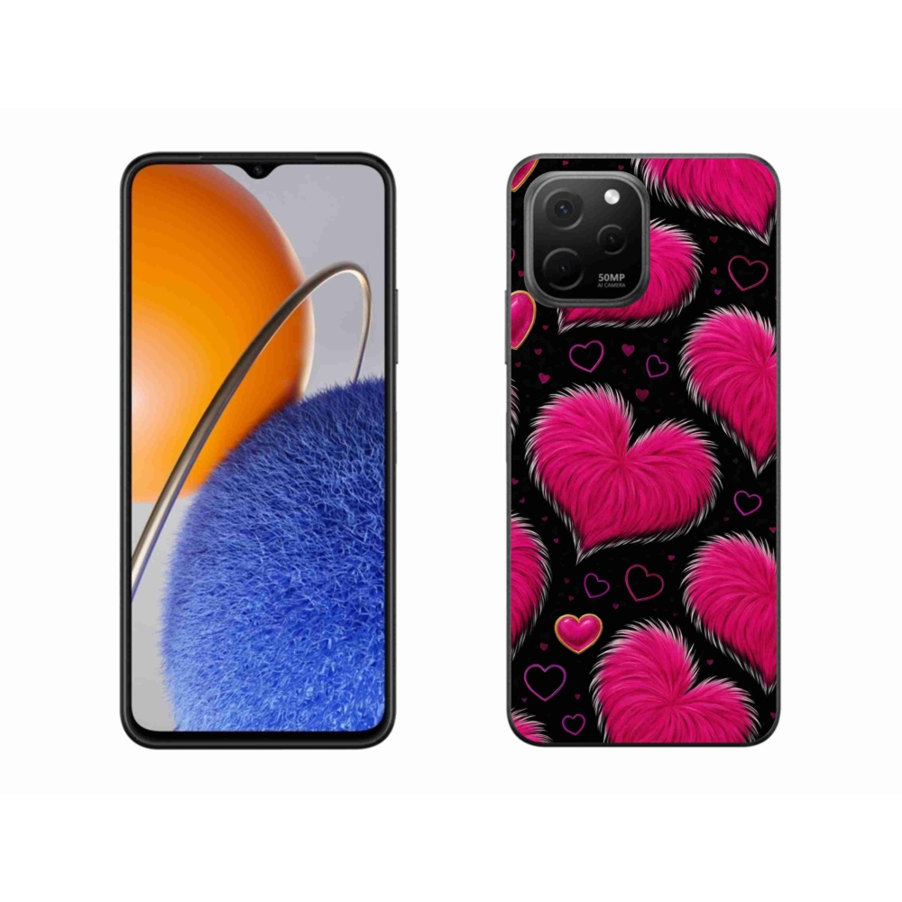 Gélový kryt mmCase na Huawei Nova Y61 - hebké srdce
