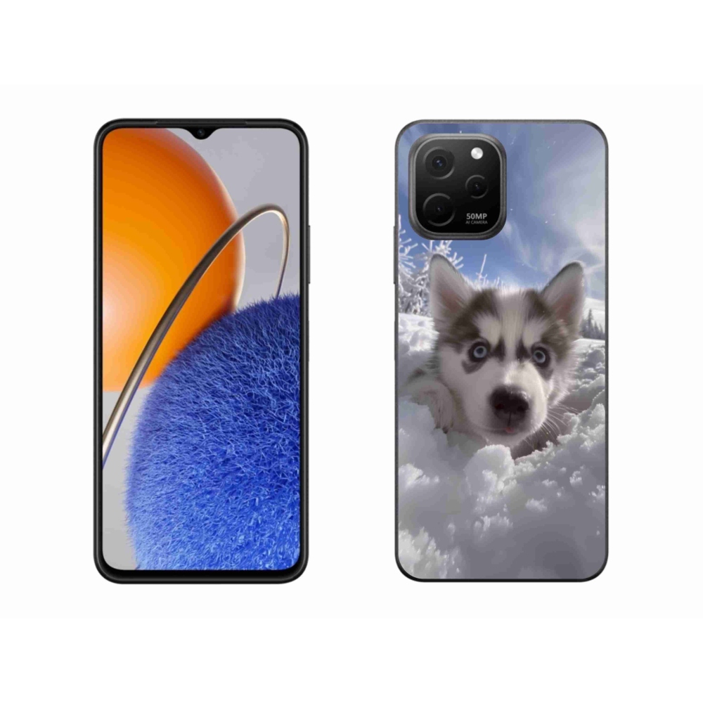 Gélový kryt mmCase na Huawei Nova Y61 - husky v snehu