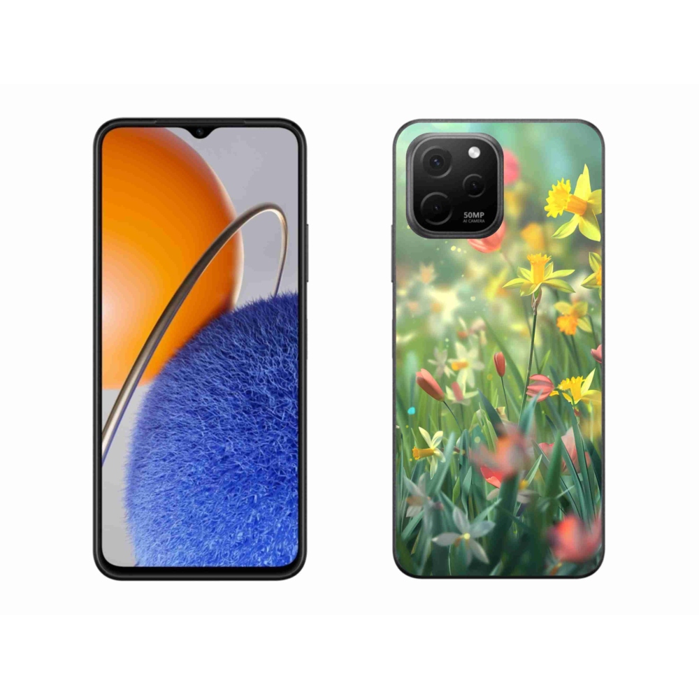 Gélový kryt mmCase na Huawei Nova Y61 - jarné kvety