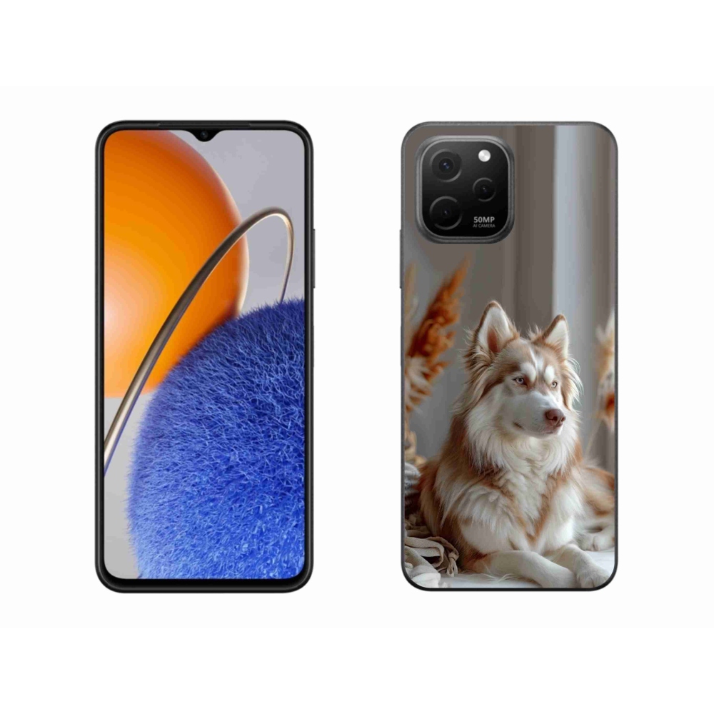 Gélový kryt mmCase na Huawei Nova Y61 - pokojný sibírsky husky