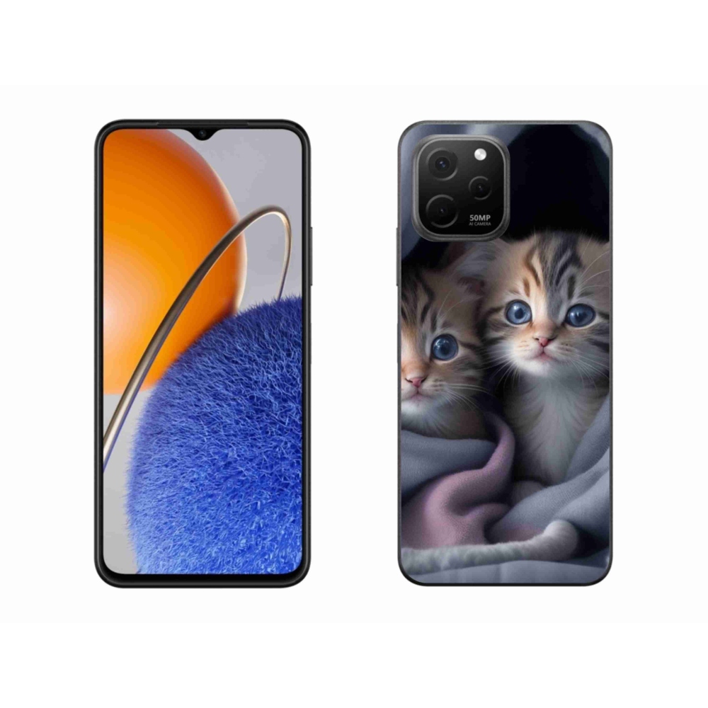 Gélový kryt mmCase na Huawei Nova Y61 - mačacie duo 2