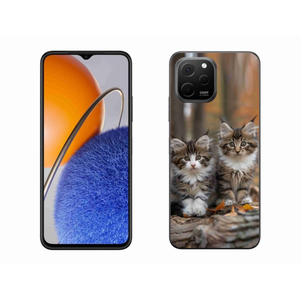 Gélový kryt mmCase na Huawei Nova Y61 - mačacie duo 3