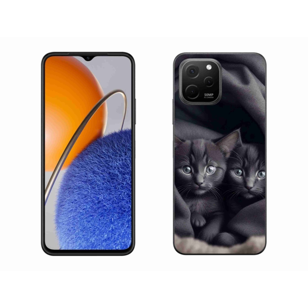 Gélový kryt mmCase na Huawei Nova Y61 - mačacie duo