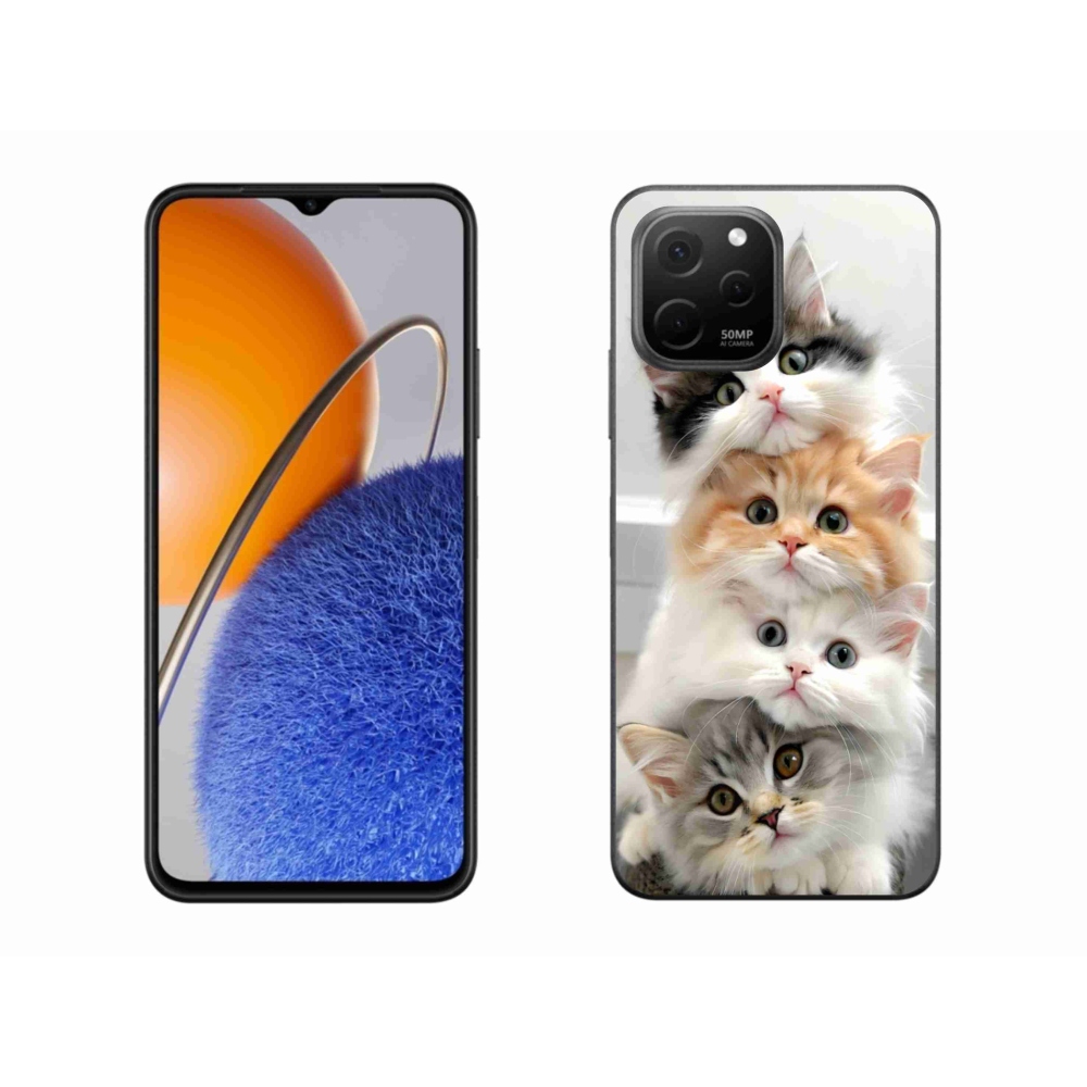 Gélový kryt mmCase na Huawei Nova Y61 - mačacia partia
