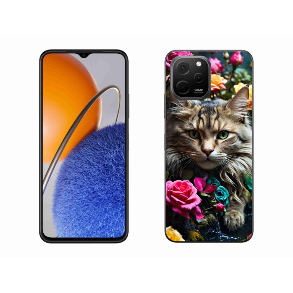 Gélový kryt mmCase na Huawei Nova Y61 - mačacie pohľad 2