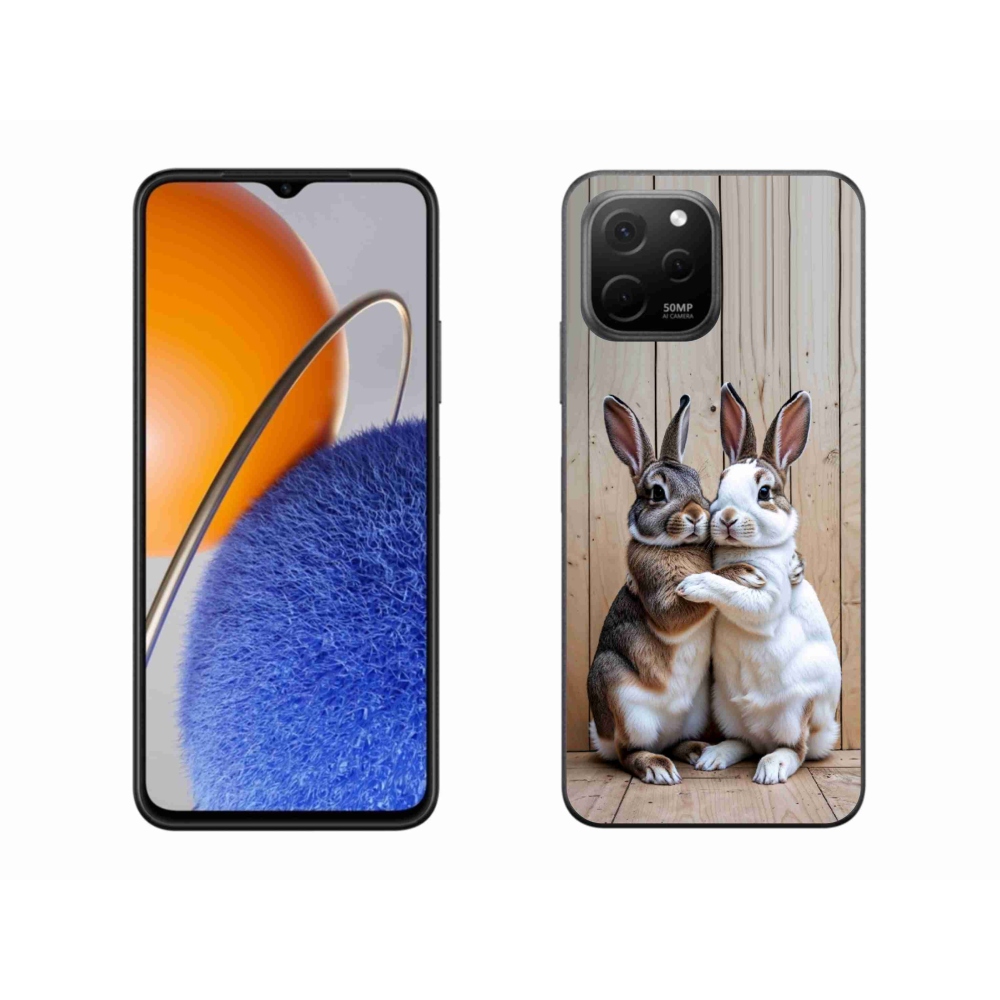 Gélový kryt mmCase na Huawei Nova Y61 - králičie pár