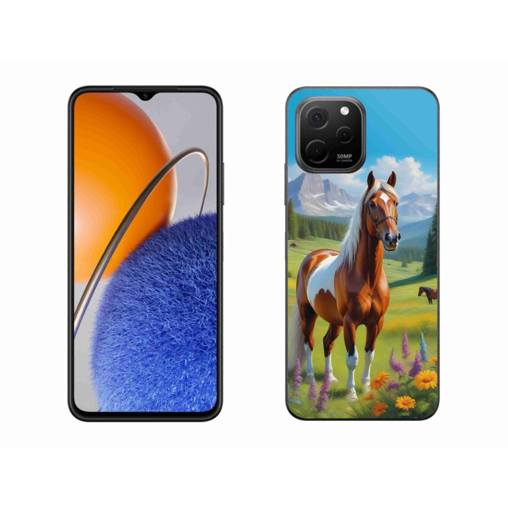 Gélový kryt mmCase na Huawei Nova Y61 - kôň na lúke