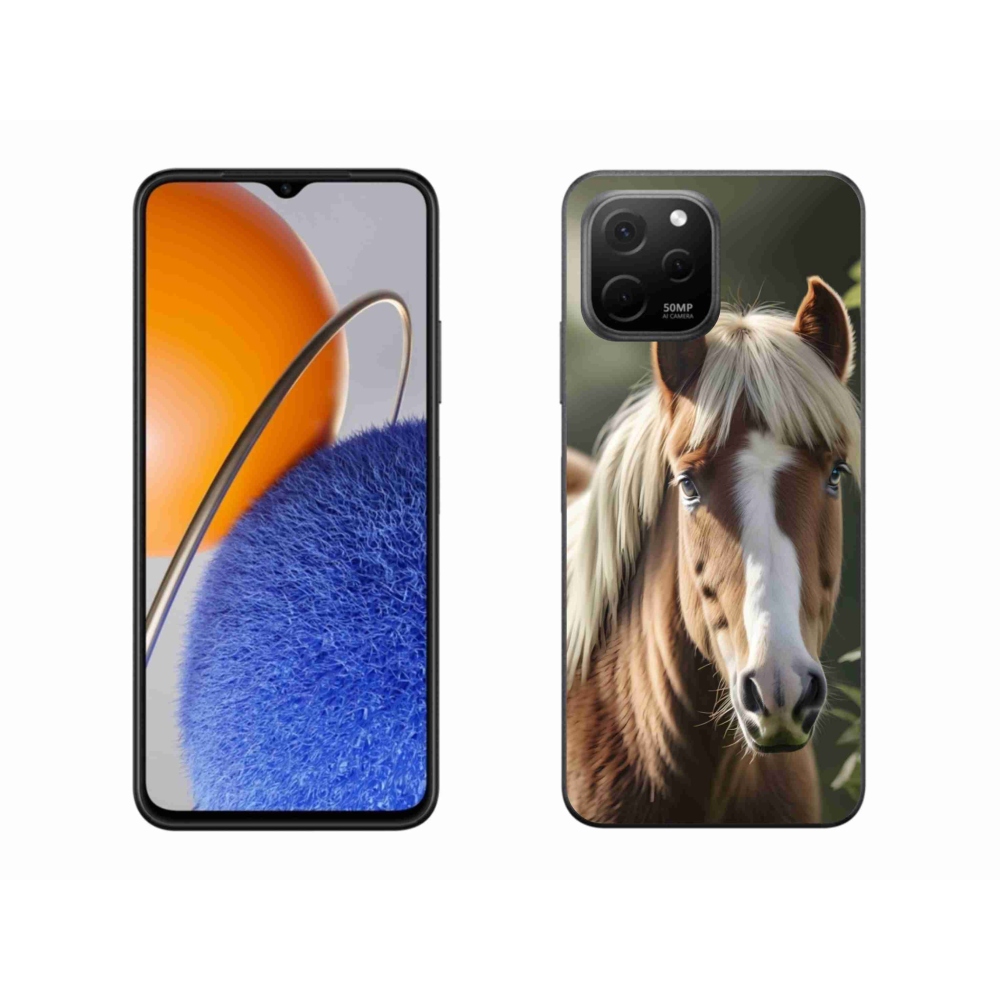 Gélový kryt mmCase na Huawei Nova Y61 - kôň so svetlou hrivou