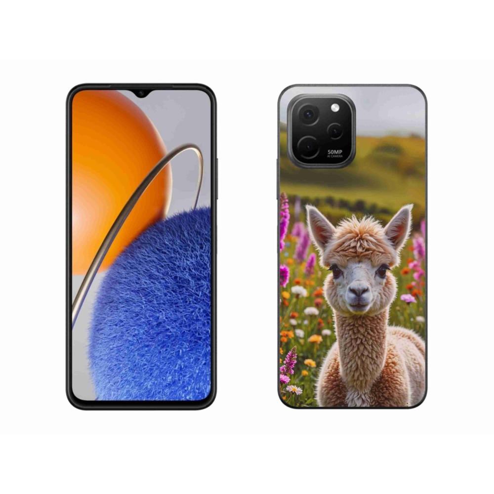 Gélový kryt mmCase na Huawei Nova Y61 - lama na lúke