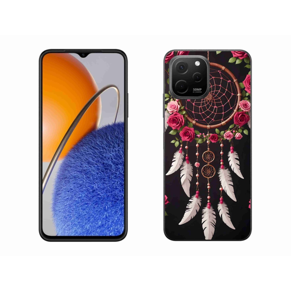 Gélový kryt mmCase na Huawei Nova Y61 - lapač snov s ružami