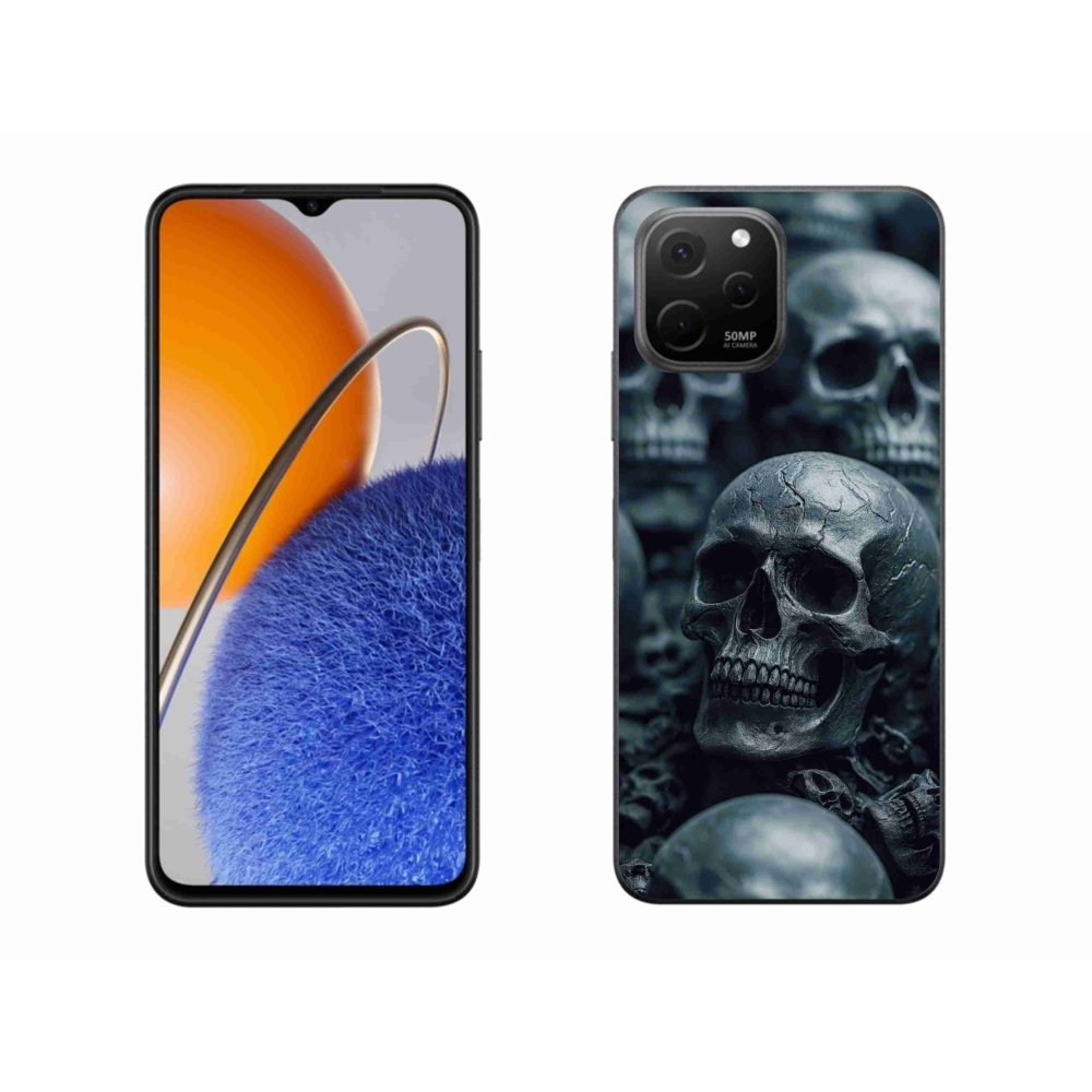 Gélový kryt mmCase na Huawei Nova Y61 - lebka 2