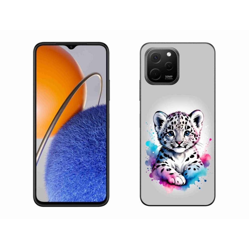Gélový kryt mmCase na Huawei Nova Y61 - leopardej mláďa