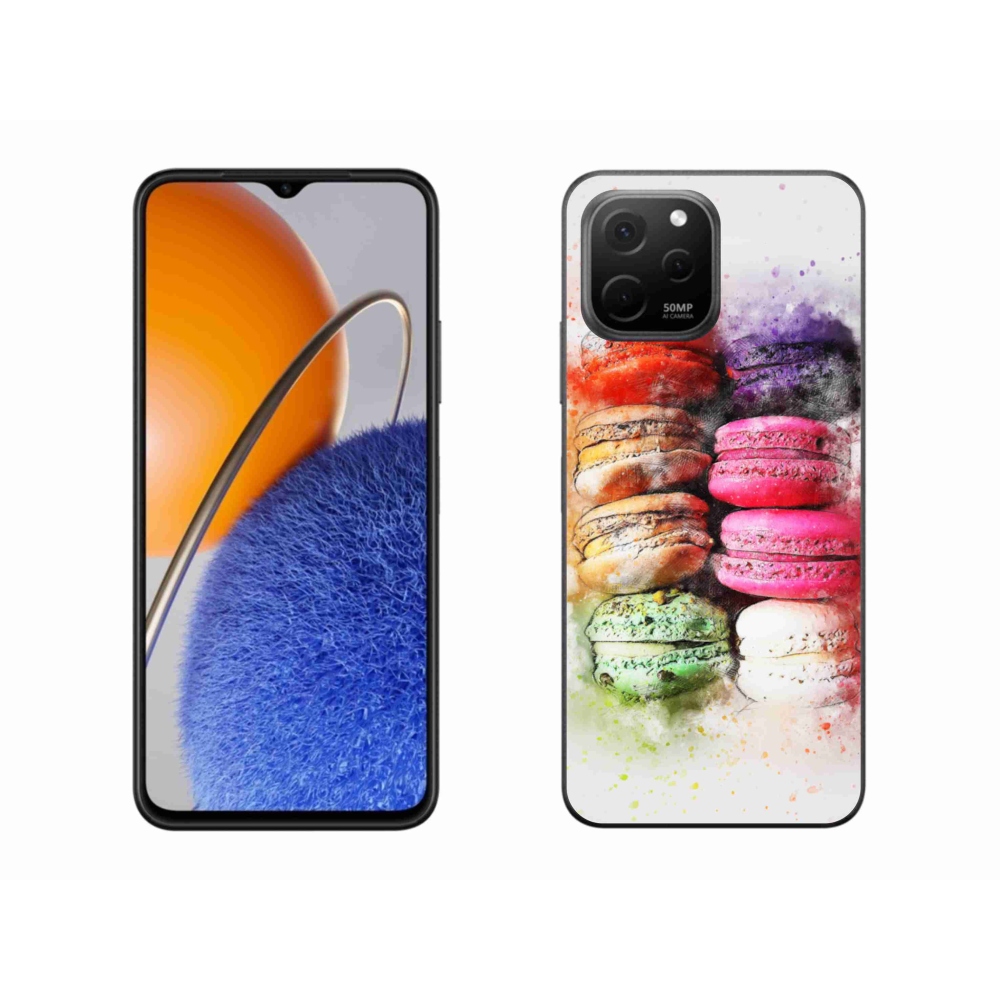 Gélový kryt mmCase na Huawei Nova Y61 - makrónky