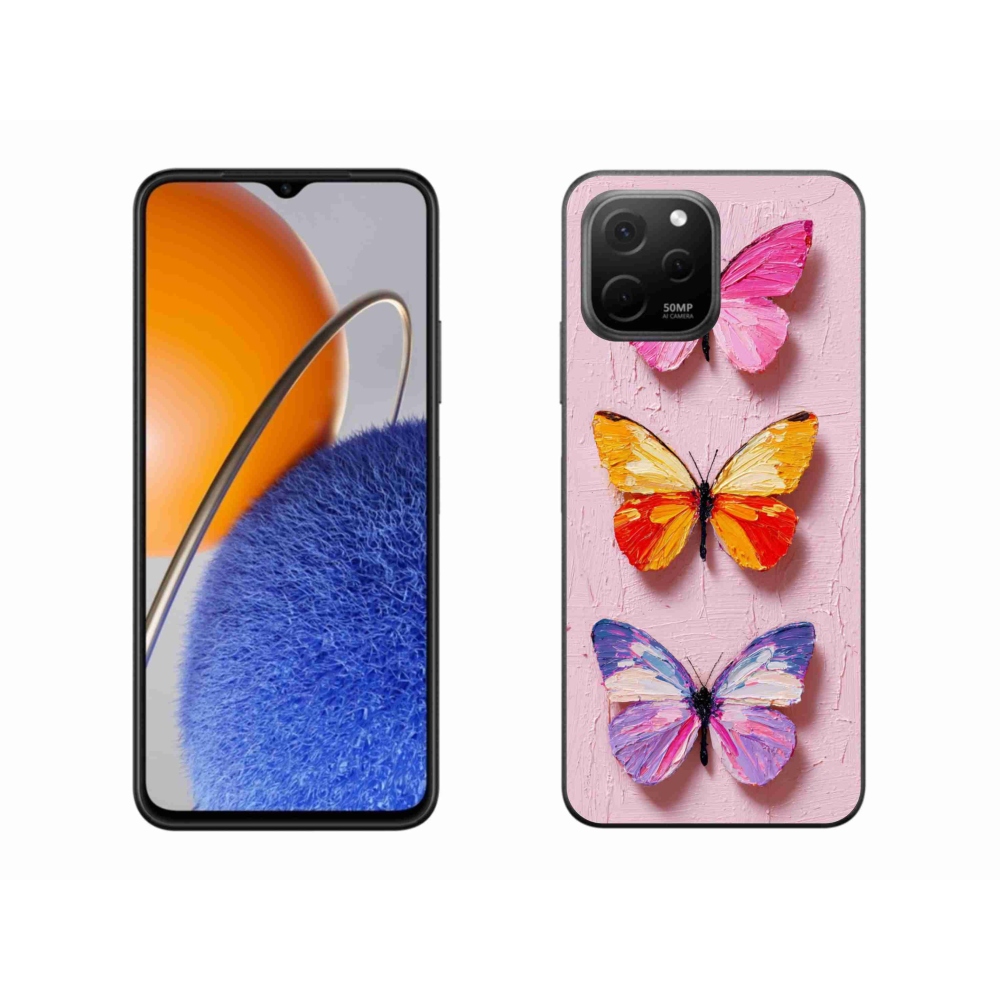 Gélový kryt mmCase na Huawei Nova Y61 - motýlia trojica