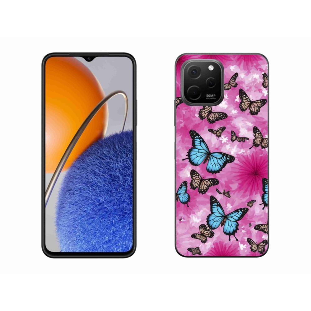 Gélový kryt mmCase na Huawei Nova Y61 - motýlia záhrada