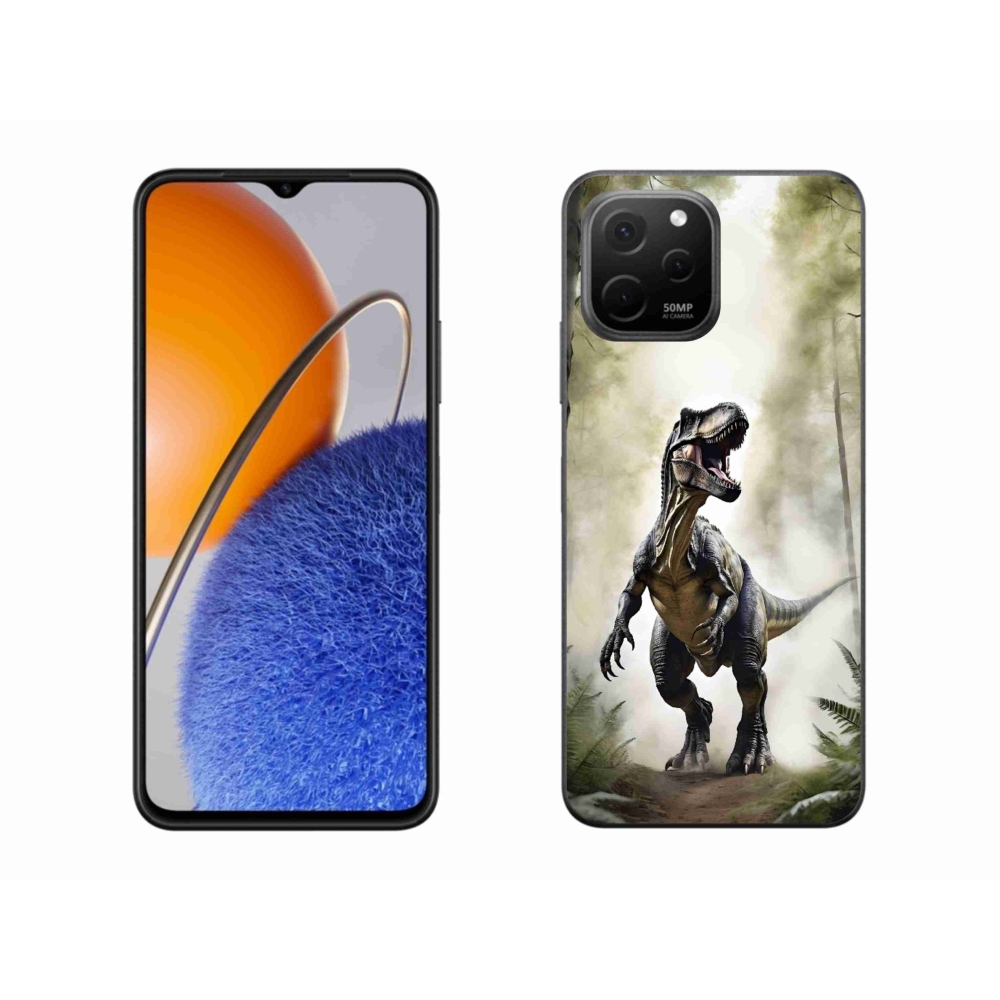 Gélový kryt mmCase na Huawei Nova Y61 - naštvaný T-Rex