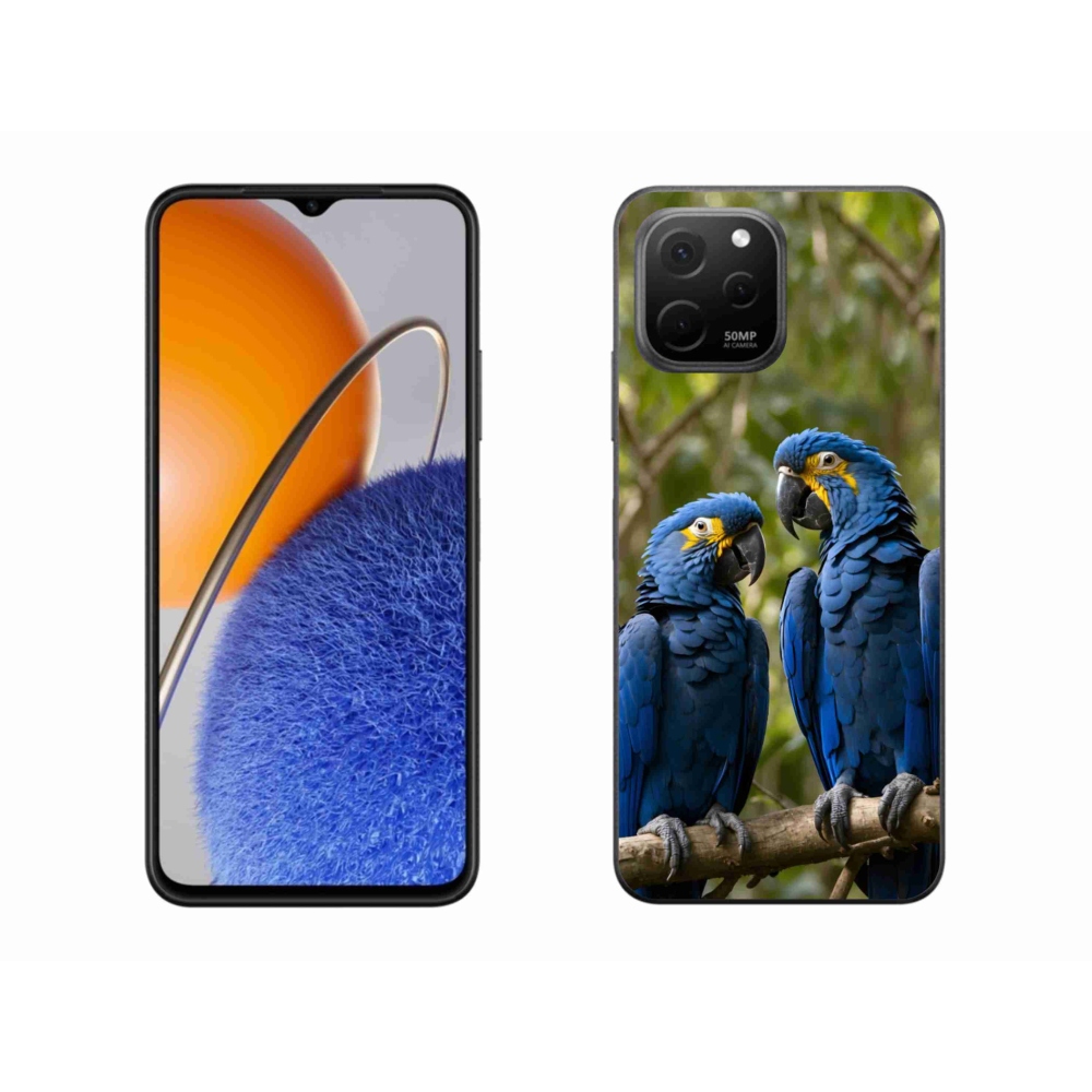 Gélový kryt mmCase na Huawei Nova Y61 - papagájové duo