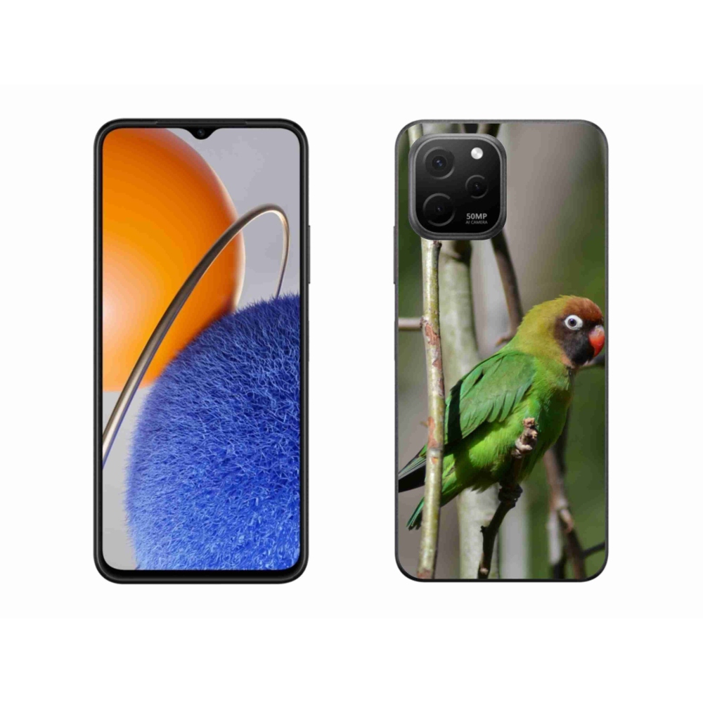 Gélový kryt mmCase na Huawei Nova Y61 - papagáj agapornis
