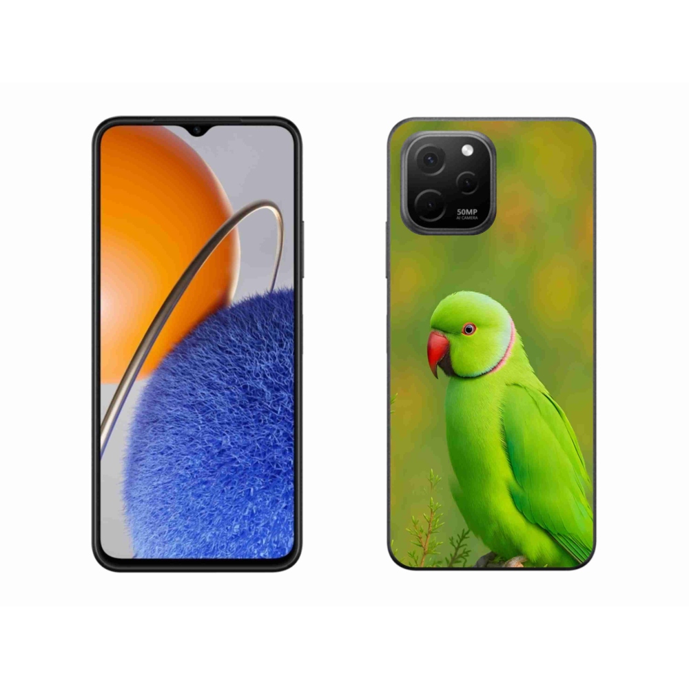 Gélový kryt mmCase na Huawei Nova Y61 - papagáj Alexandr 2