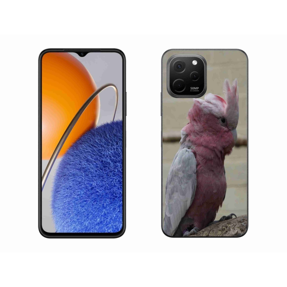 Gélový kryt mmCase na Huawei Nova Y61 - papagáj kakadu ružový