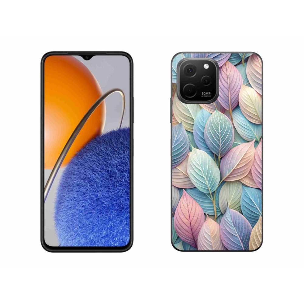 Gélový kryt mmCase na Huawei Nova Y61 - pastelové listy