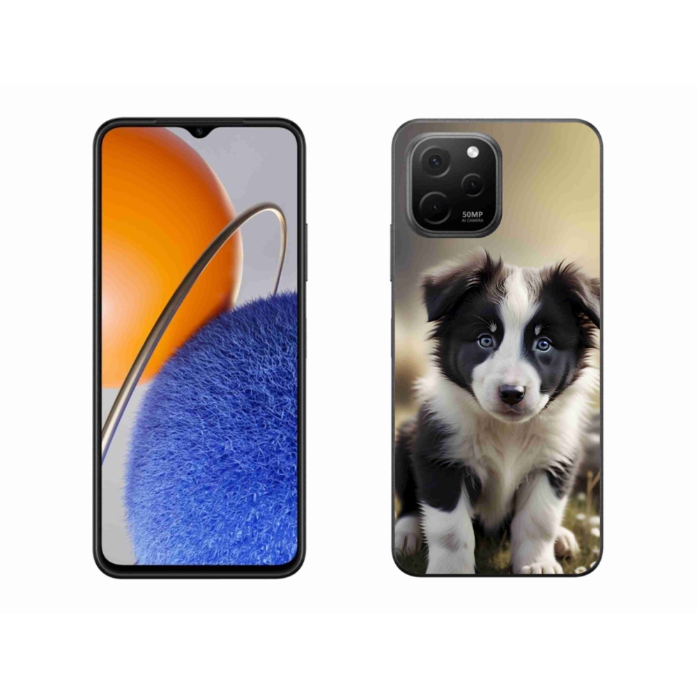 Gélový kryt mmCase na Huawei Nova Y61 - roztomilá border kólia