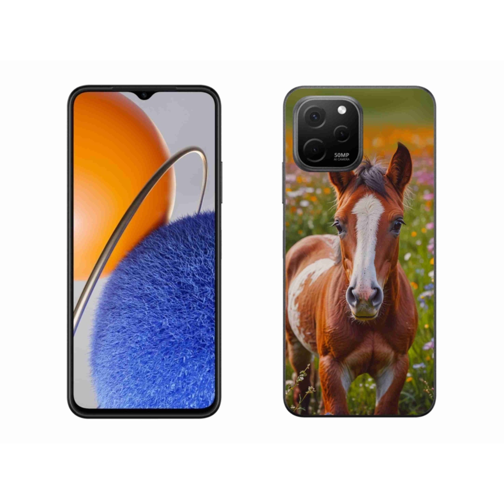 Gélový kryt mmCase na Huawei Nova Y61 - roztomilé žriebä