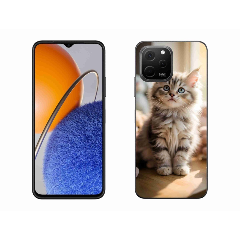 Gélový kryt mmCase na Huawei Nova Y61 - roztomilé mačiatko 10