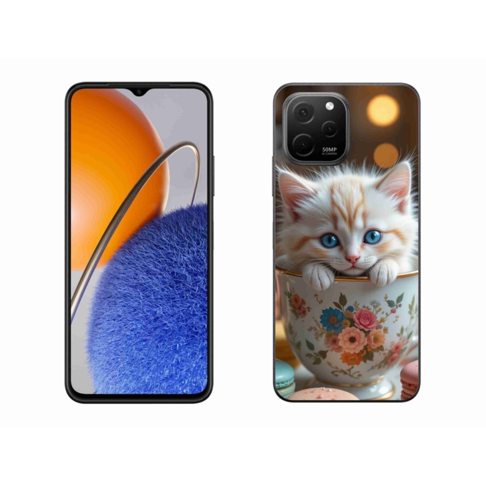 Gélový kryt mmCase na Huawei Nova Y61 - roztomilé mačiatko 6