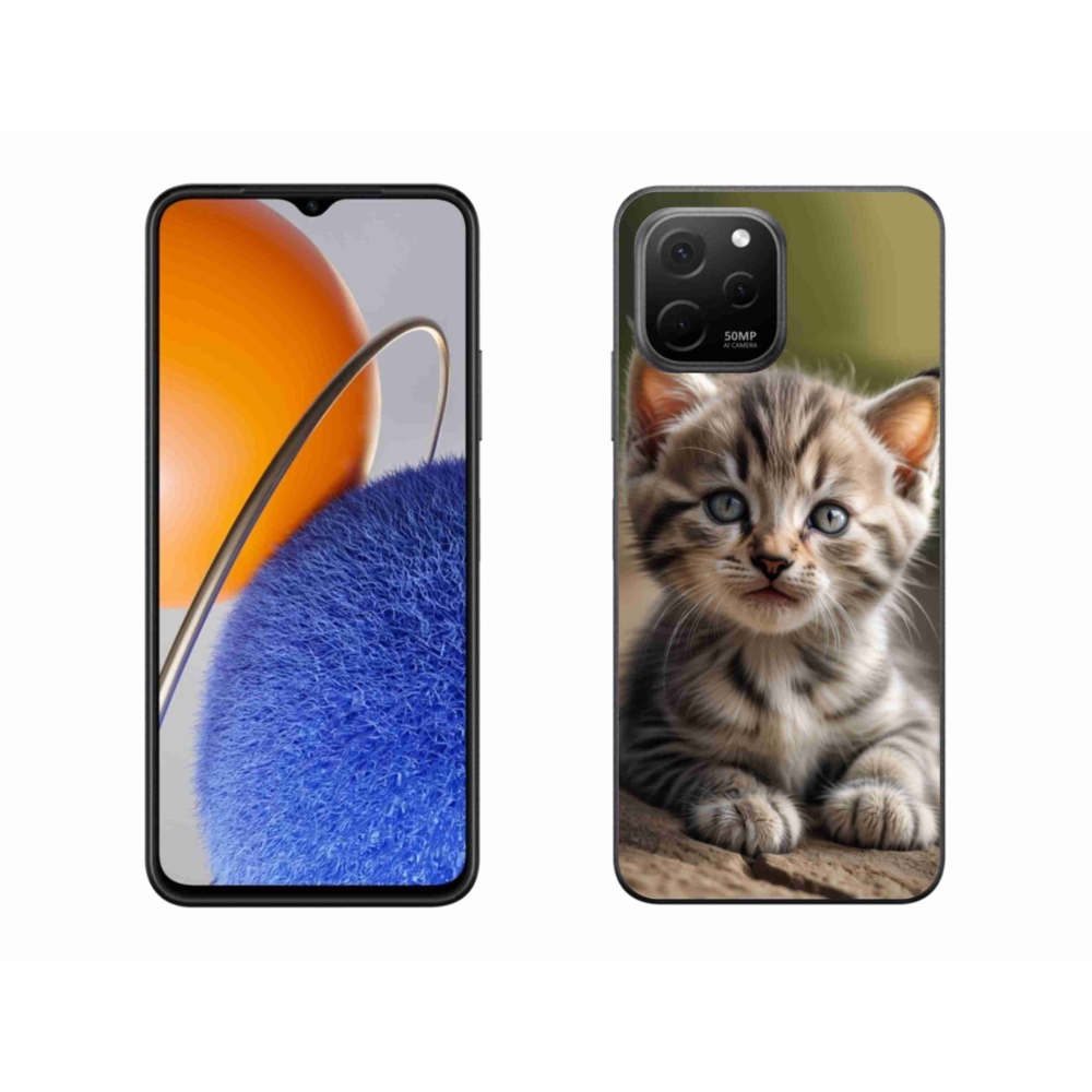Gélový kryt mmCase na Huawei Nova Y61 - roztomilé mačiatko 9