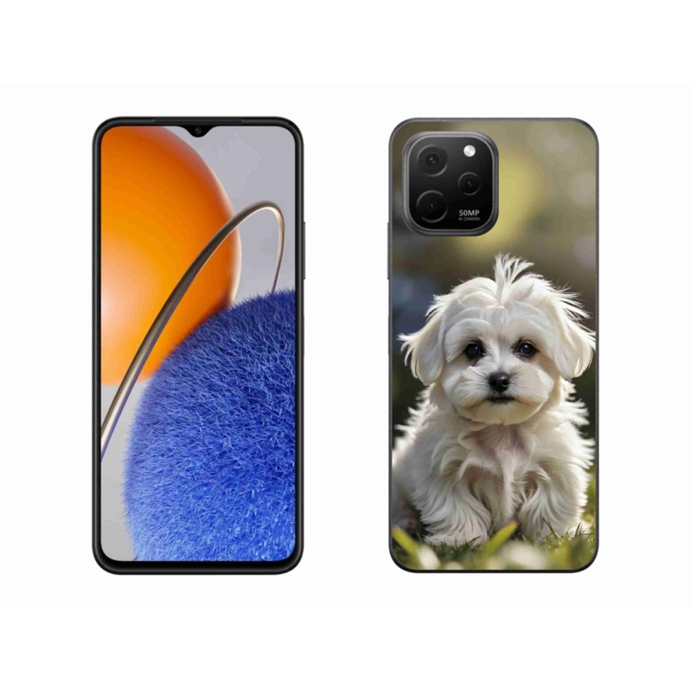 Gélový kryt mmCase na Huawei Nova Y61 - roztomilý maltézsky psík