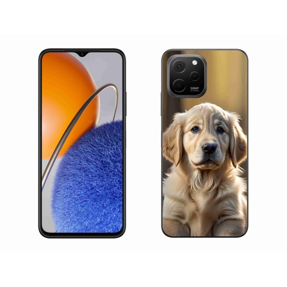 Gélový kryt mmCase na Huawei Nova Y61 - roztomilý zlatý retriever
