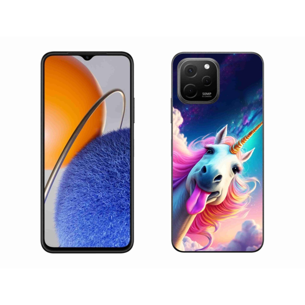 Gélový kryt mmCase na Huawei Nova Y61 - šialený jednorožec