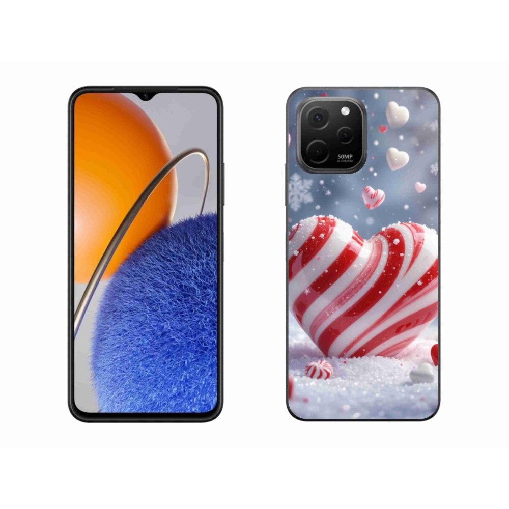 Gélový kryt mmCase na Huawei Nova Y61 - sladké srdce