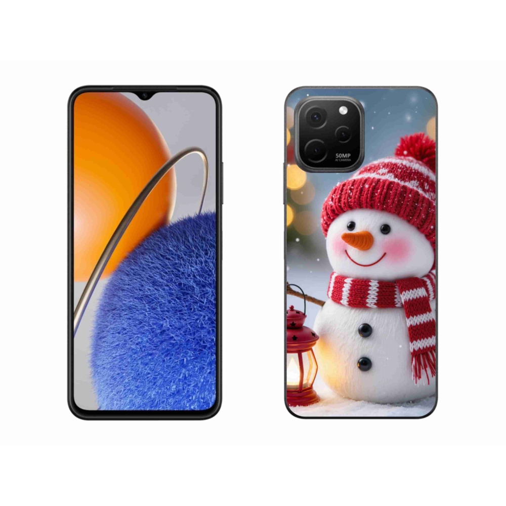 Gélový kryt mmCase na Huawei Nova Y61 - snehuliak 2