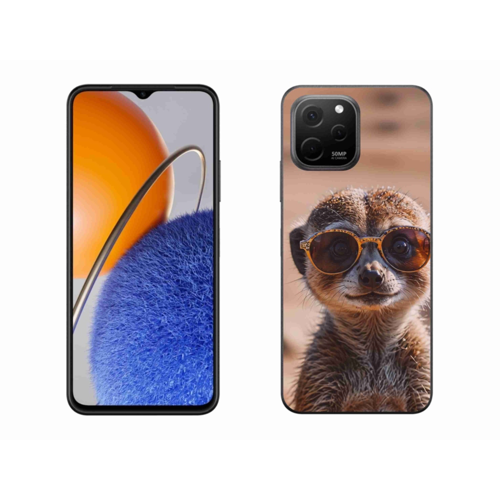Gélový kryt mmCase na Huawei Nova Y61 - štýlová surikata
