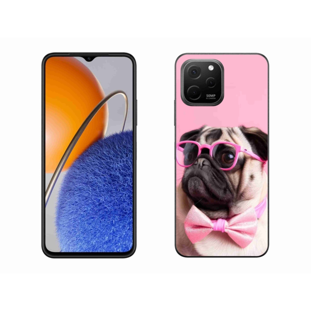 Gélový kryt mmCase na Huawei Nova Y61 - štýlový mops