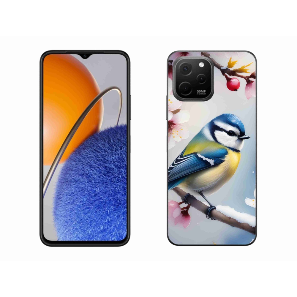 Gélový kryt mmCase na Huawei Nova Y61 - sýkorka