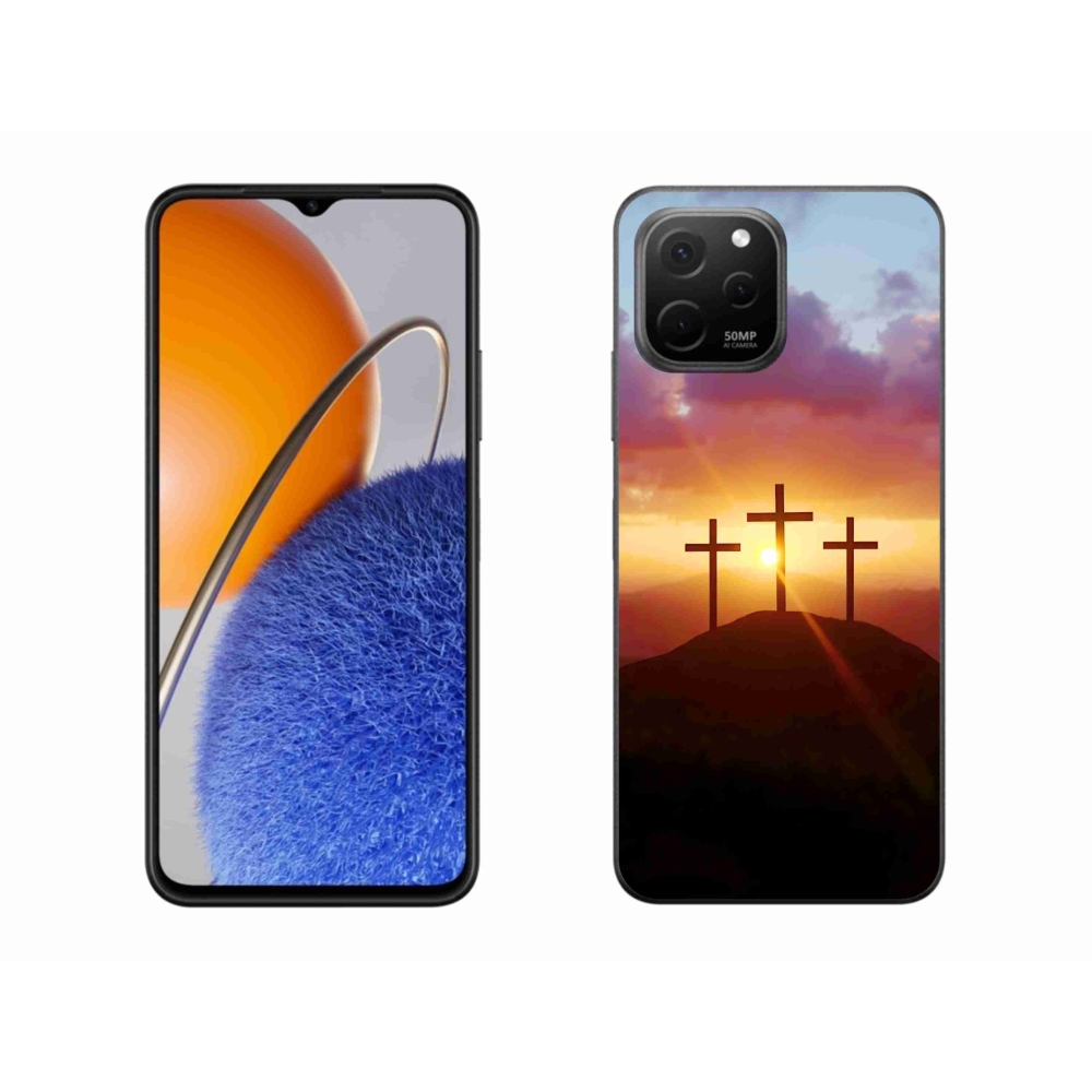 Gélový kryt mmCase na Huawei Nova Y61 - tri kríža