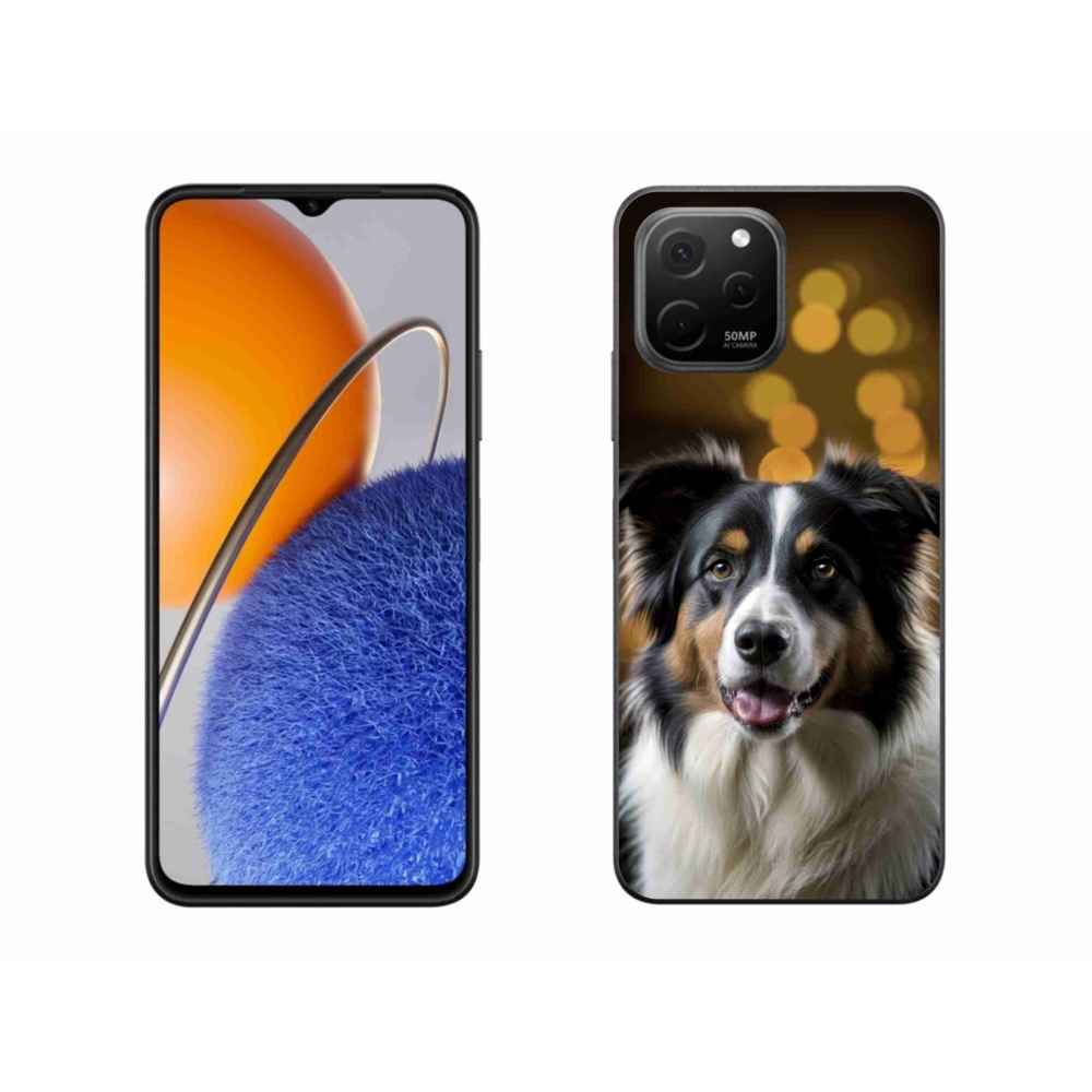 Gélový kryt mmCase na Huawei Nova Y61 - usmievavý austrálsky ovčiak