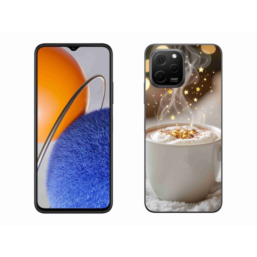 Gélový kryt mmCase na Huawei Nova Y61 - vianočný horúci nápoj