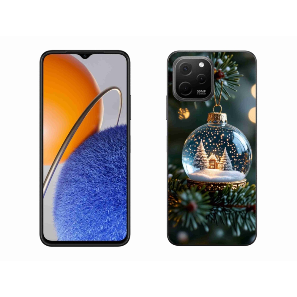 Gélový kryt mmCase na Huawei Nova Y61 - vianočné gule 2