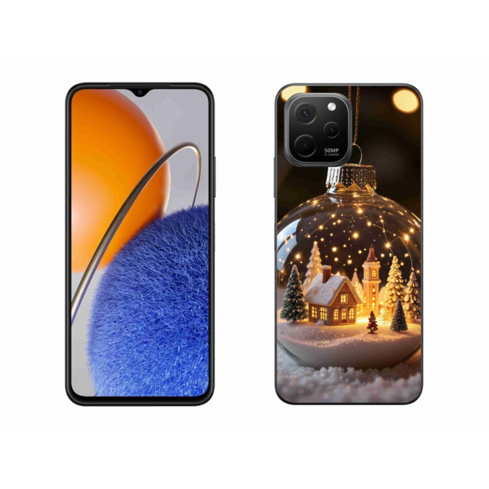 Gélový kryt mmCase na Huawei Nova Y61 - vianočné gule 3
