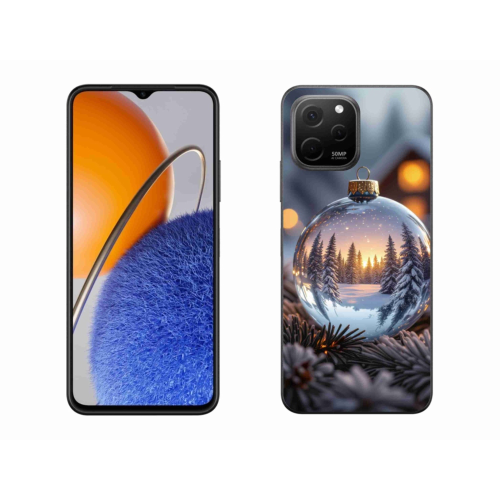 Gélový kryt mmCase na Huawei Nova Y61 - vianočná ozdoba