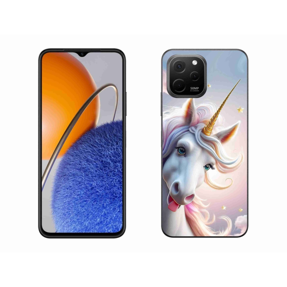 Gélový kryt mmCase na Huawei Nova Y61 - veselý jednorožec