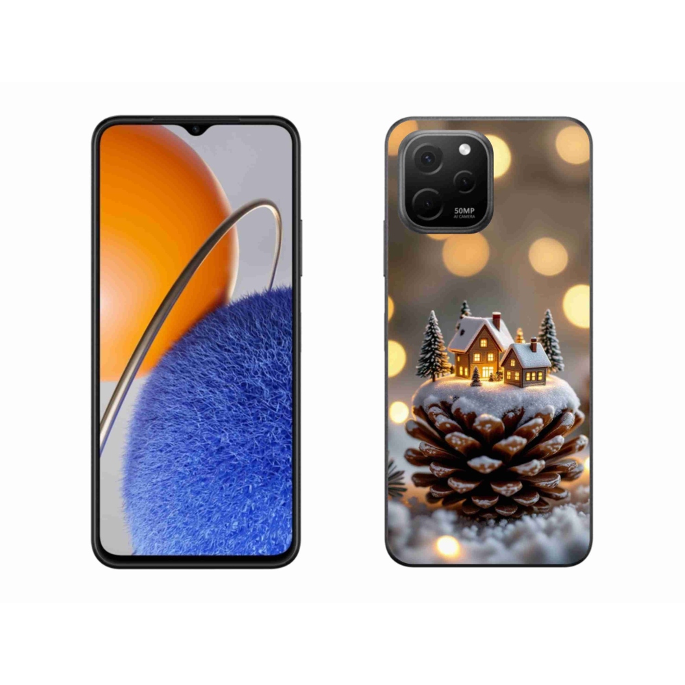 Gélový kryt mmCase na Huawei Nova Y61 - zimná dedinka