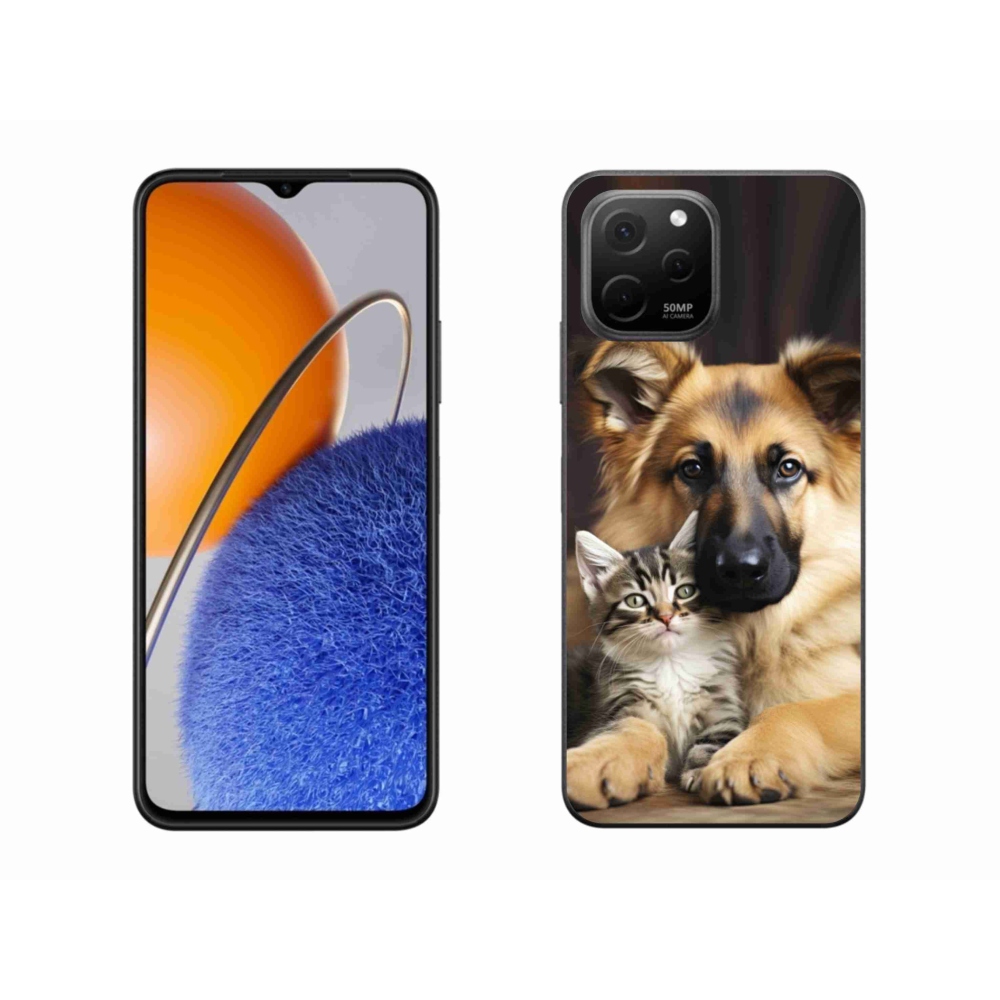 Gélový kryt mmCase na Huawei Nova Y61 - zvieracie priateľstvo