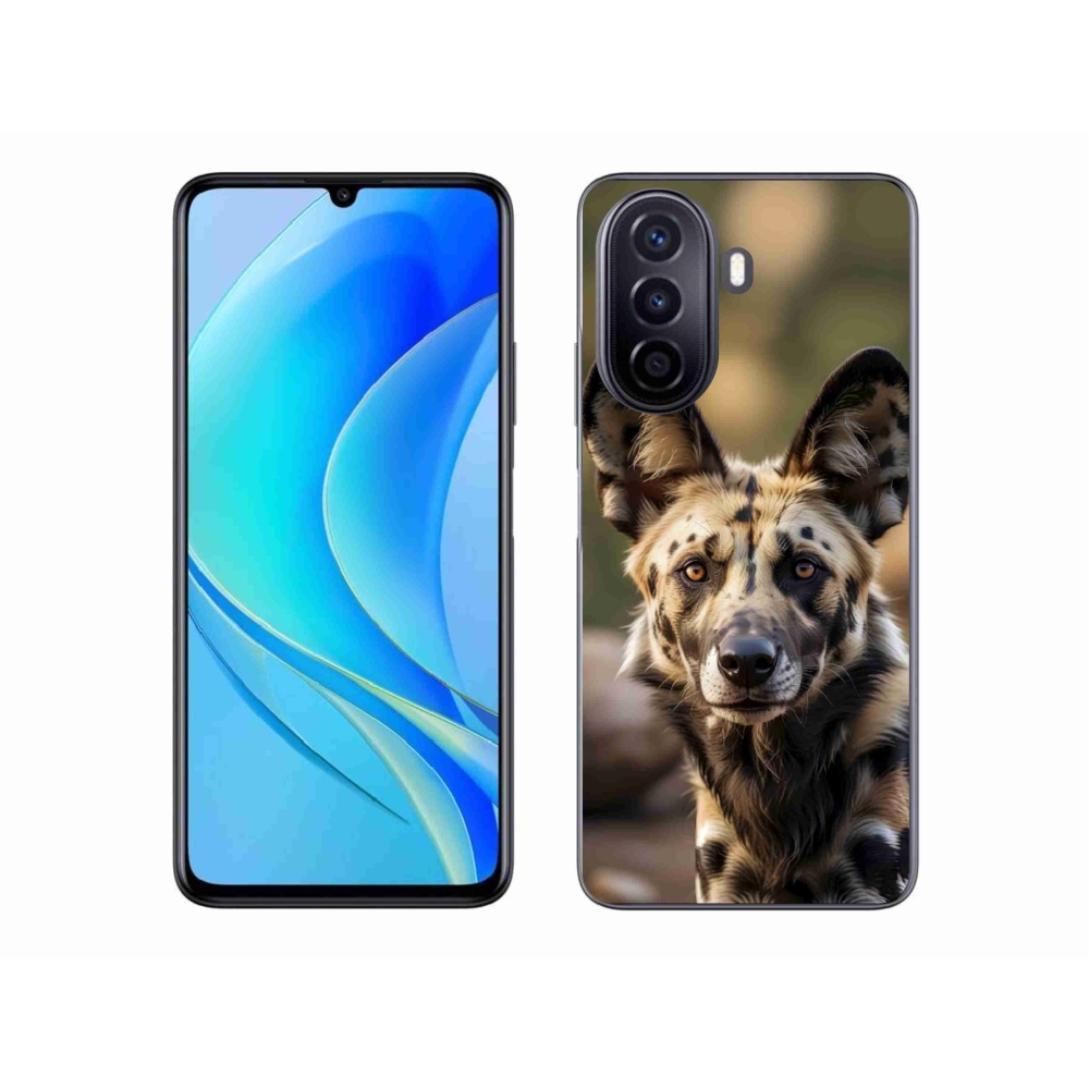 Gélový kryt mmCase na Huawei Nova Y70 - africký divoký pes