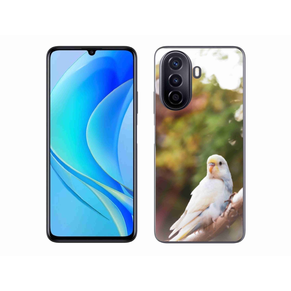 Gélový kryt mmCase na Huawei Nova Y70 - andulka biela